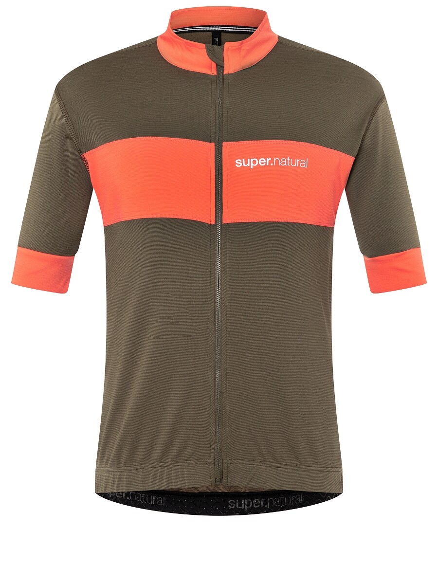 

Рубашка super.natural Merino Fahrradtrikot, коричневый