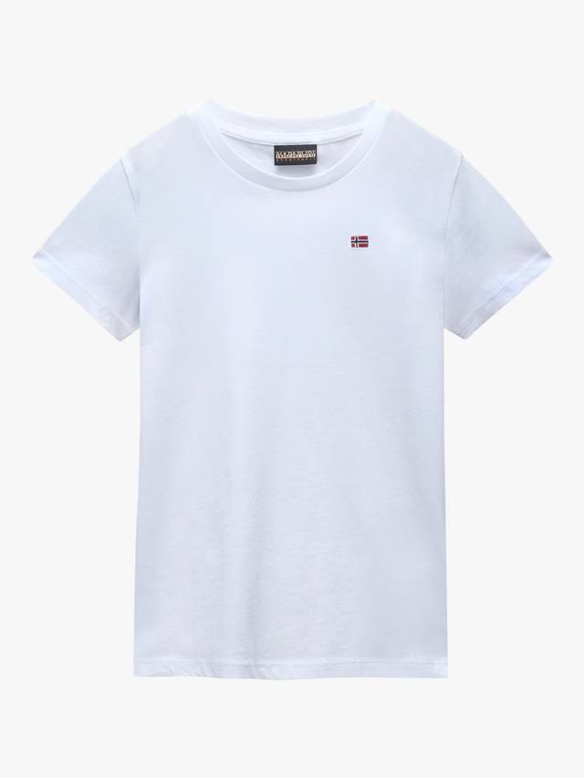 

Детская футболка Salis из хлопка Napapijri, White