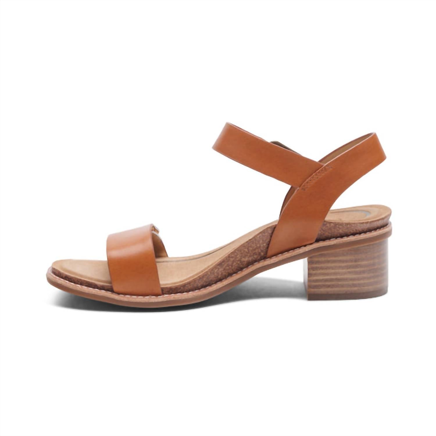 Женские туфли Mae на регулируемой пятке с ремешком, цвет коньяк Aetrex, Cognac — фото 4
