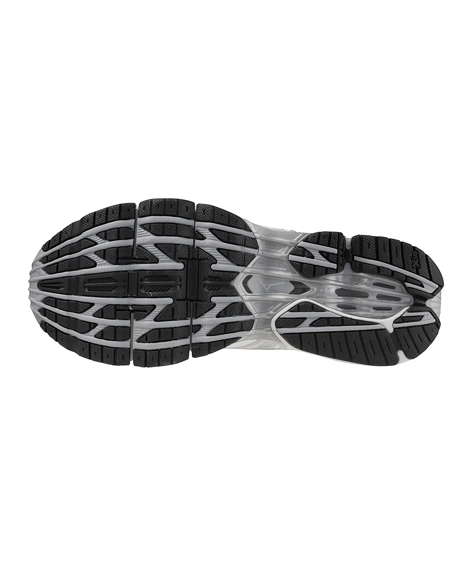 Мужские кроссовки MIZUNO WAVE PROPHECY LS белые с серебристым логотипом — фото 4