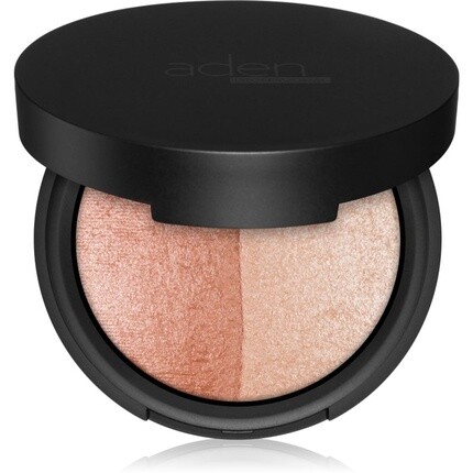 

Aden Cosmetics Terracotta запеченный бронзатор/хайлайтер дуэт — цвет 01, 7 г