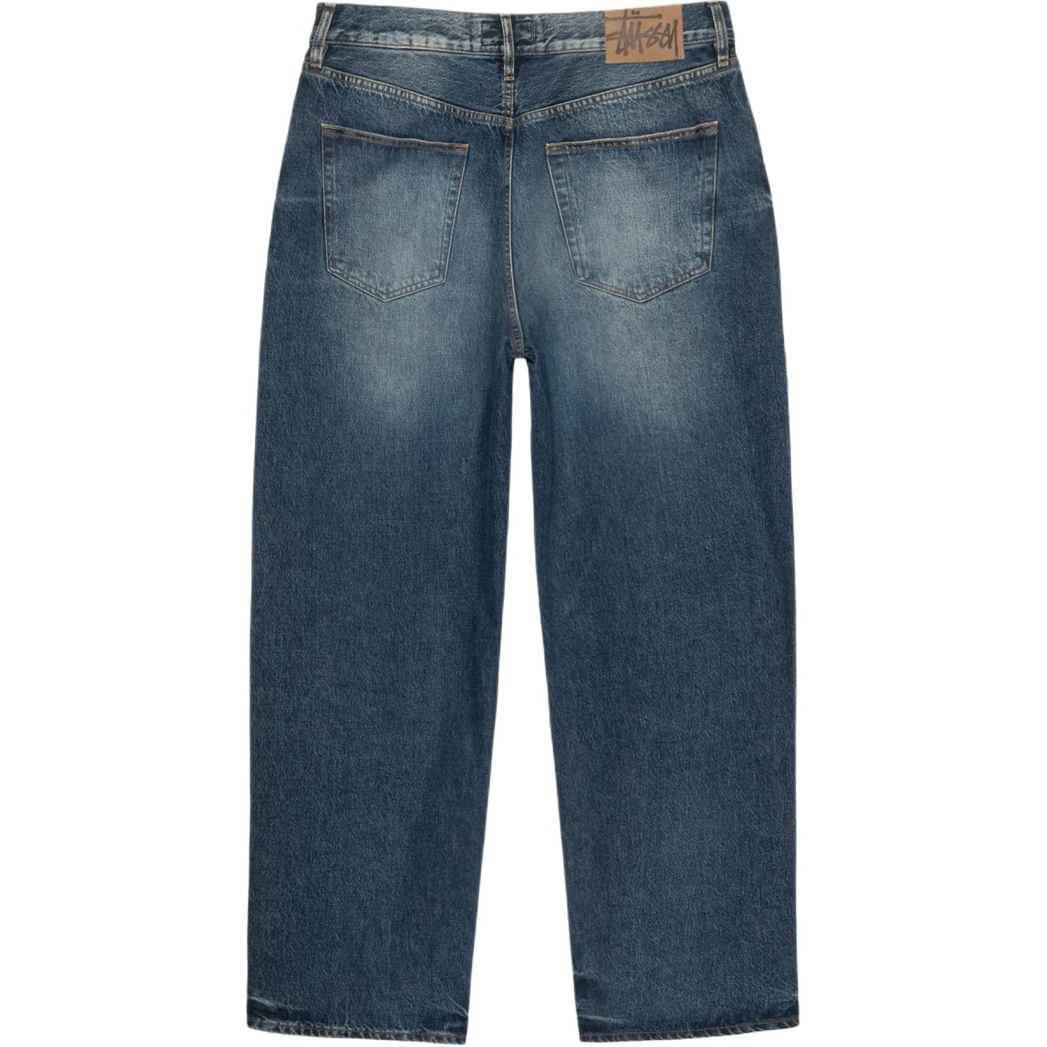 Большие винтажные джинсы denim Stussy, индиго — фото 4