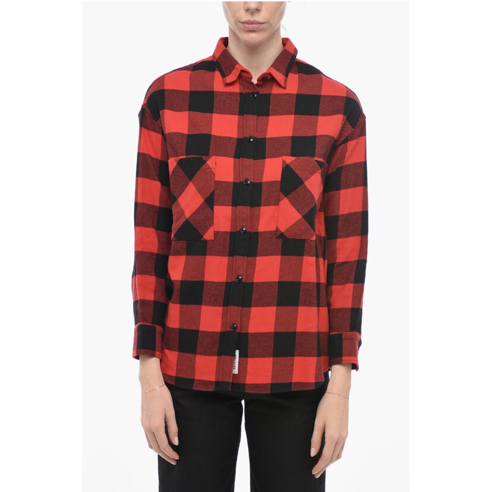 

Красная хлопковая рубашка Woolrich, Red