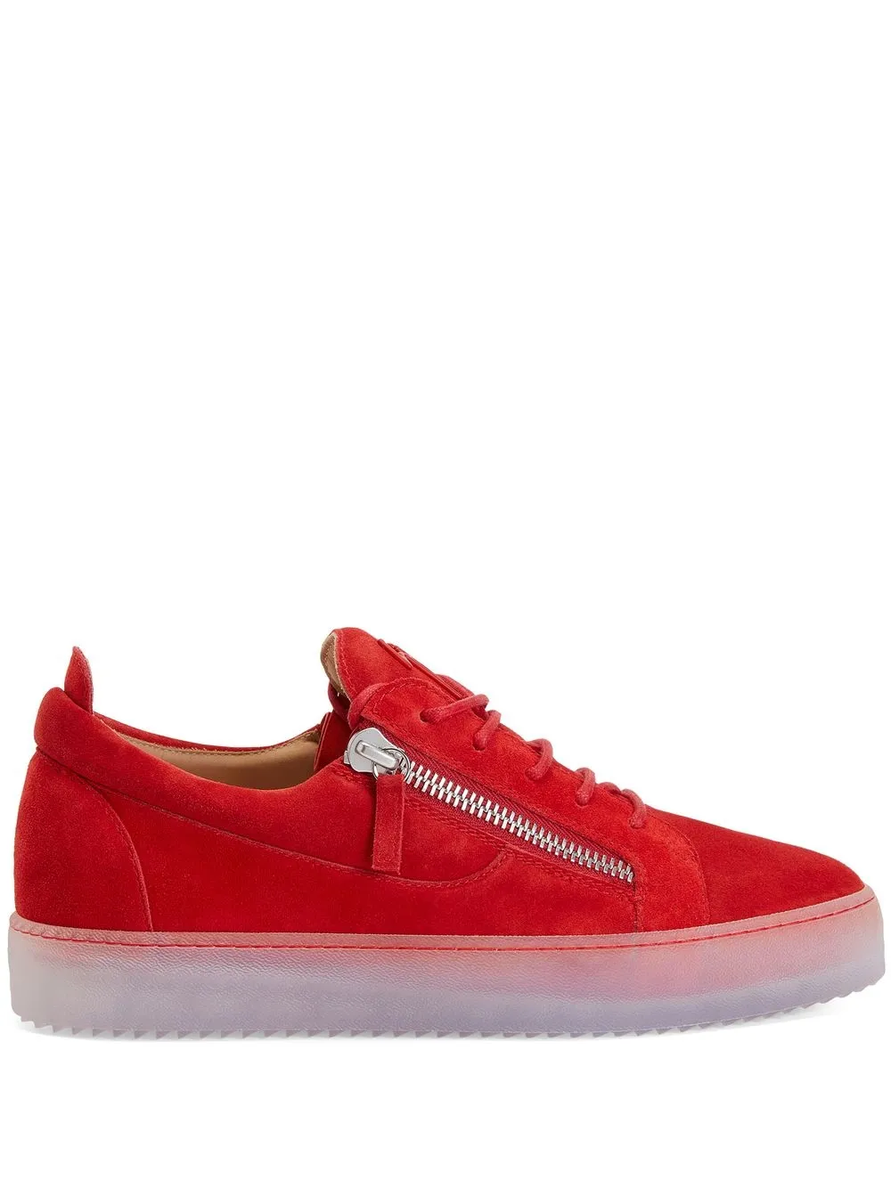 

Кеды Frankie с молниями Giuseppe Zanotti, красный