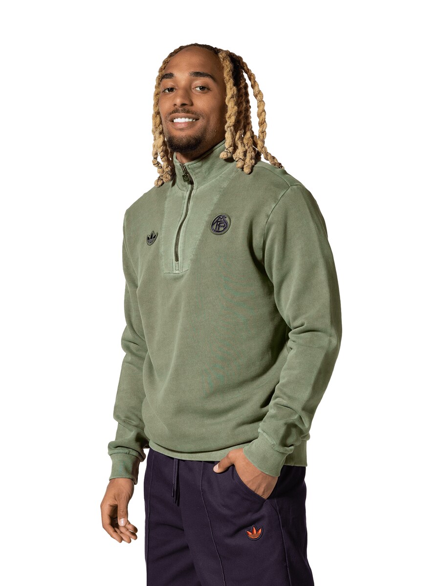 Толстовка ADIDAS ORIGINALS FC Bayern München Terrace Icons, Green — фото 4