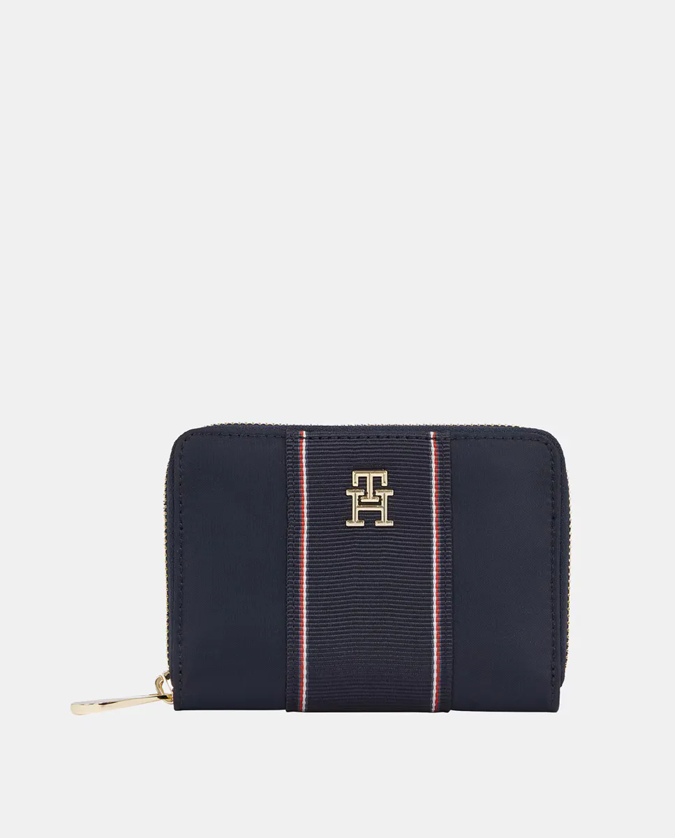 

Женский кошелек среднего цвета темно-синего цвета Tommy Hilfiger, тёмно-синий