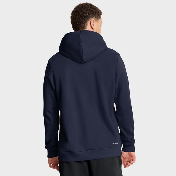 Мужская худи navy West Virginia Mountaineers 2025 Sideline Standard Issue Dri-FIT Nike — фото 3