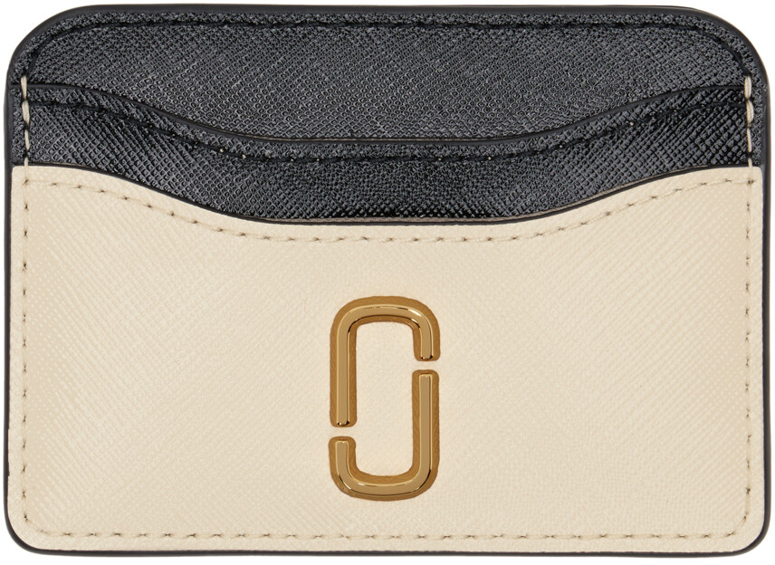 

Черный и кремовый визитница The Snapshot Marc Jacobs, цвет New cloud white