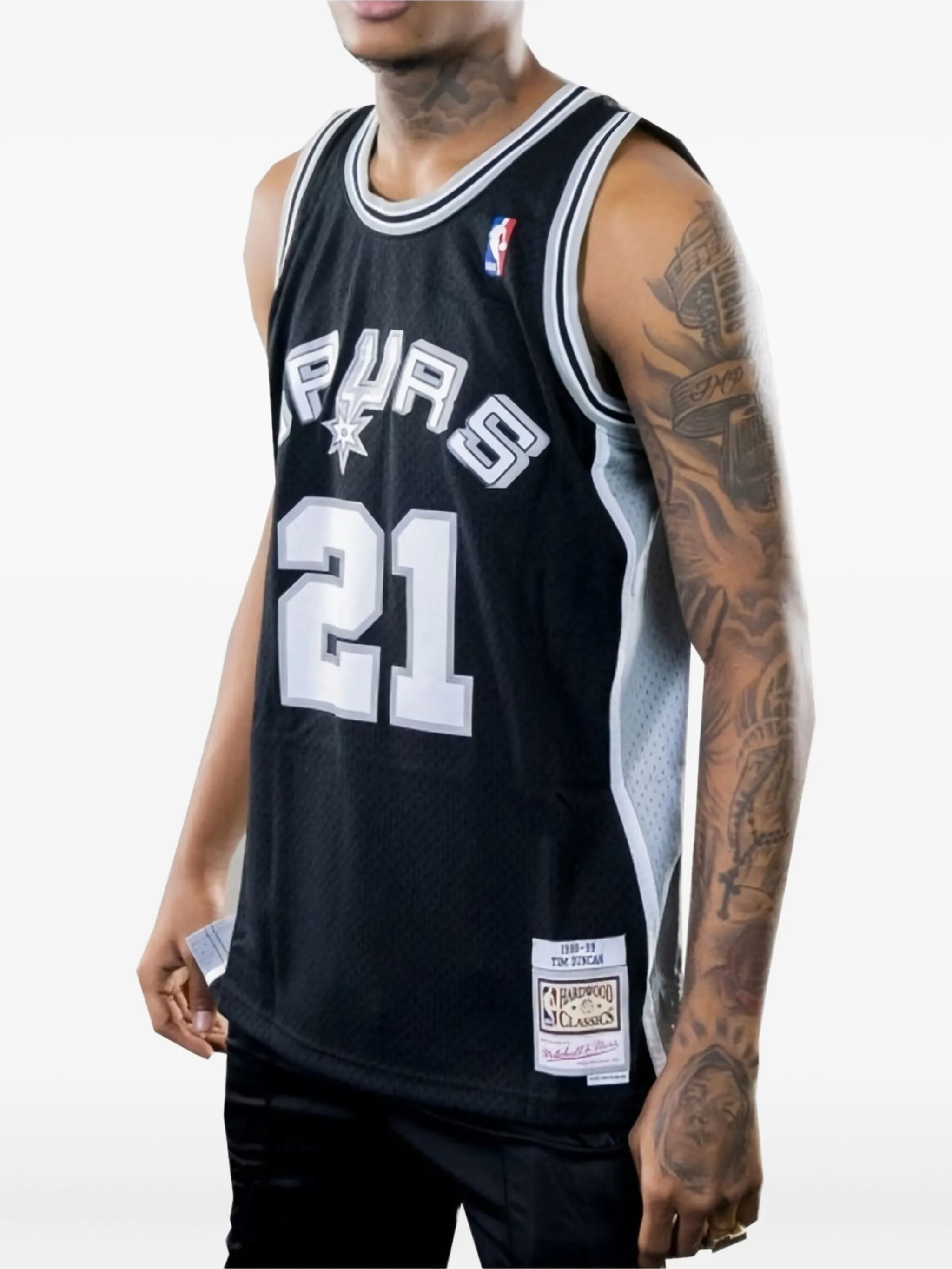 

Топ San Antonio Spurs Mitchell & Ness, черный