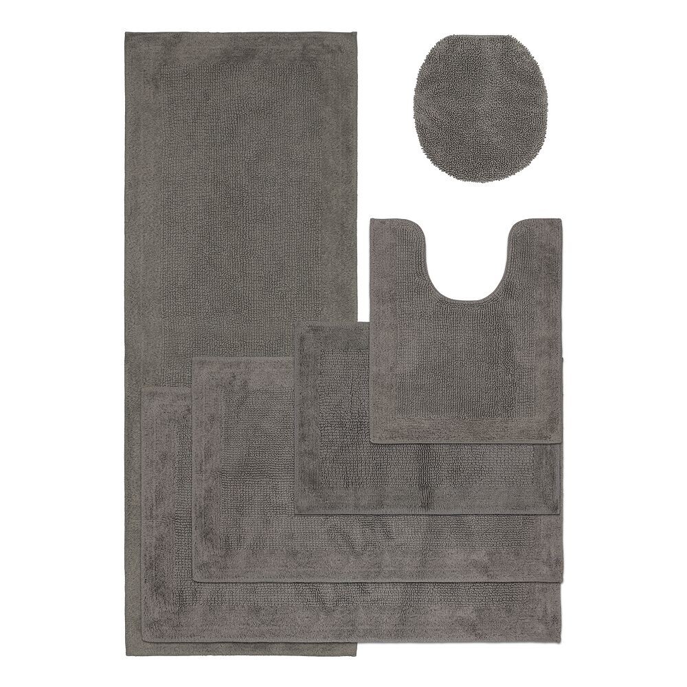 

Двусторонний хлопковый коврик для ванной Sonoma Goods For Life, цвет Taupe