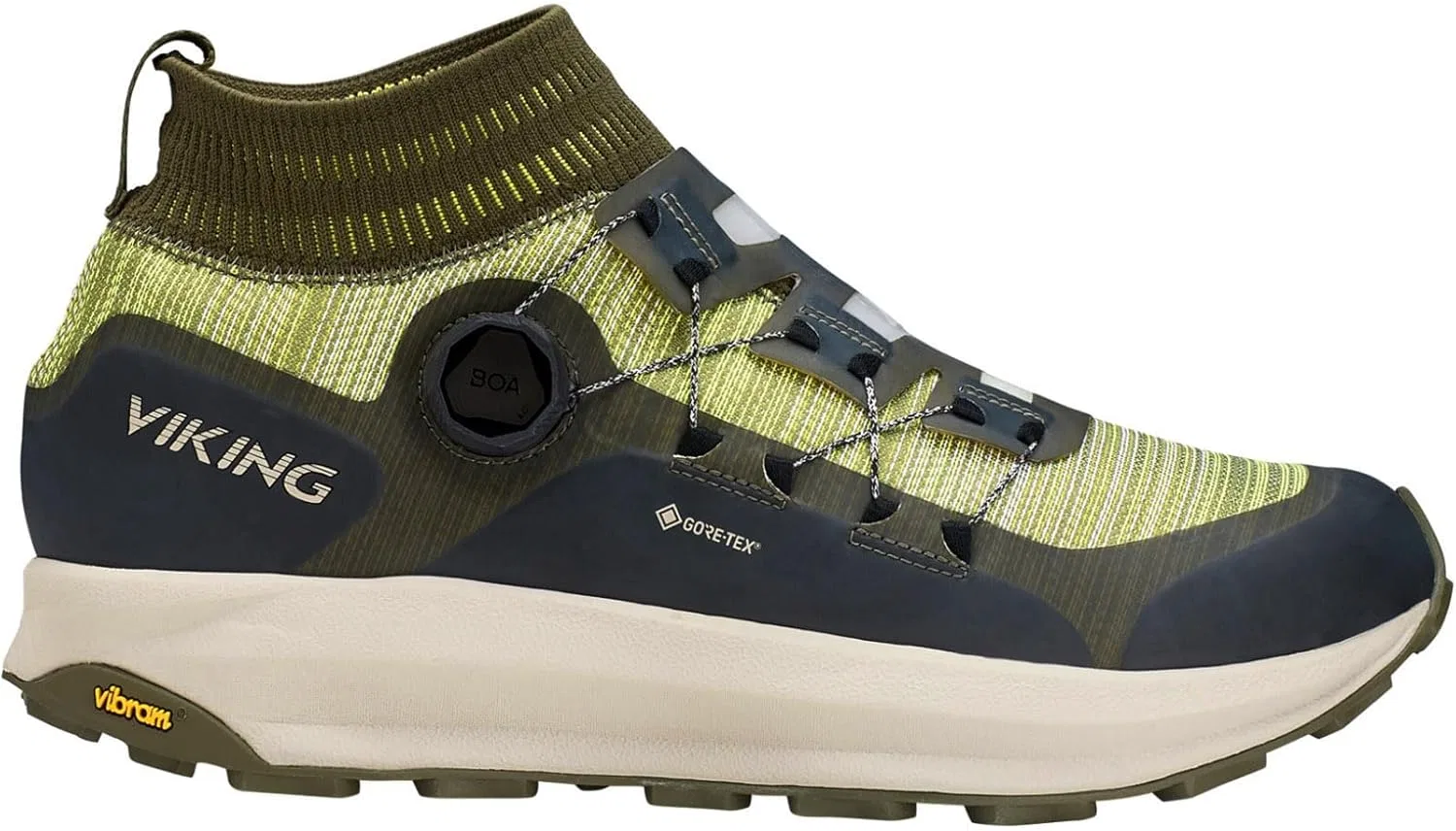 Унисекс кроссовки Viking Cerra Speed ​​GTX BoaWalking, Olive Khaki.