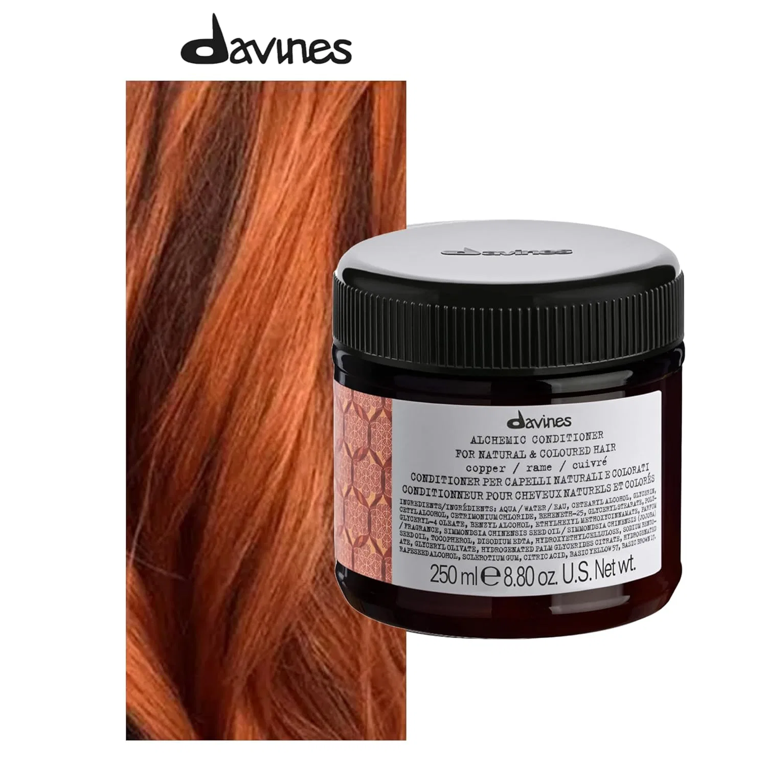 Кондиционер Alchemic «Copper» от Davines для натуральных и окрашенных волос Davines — фото 2
