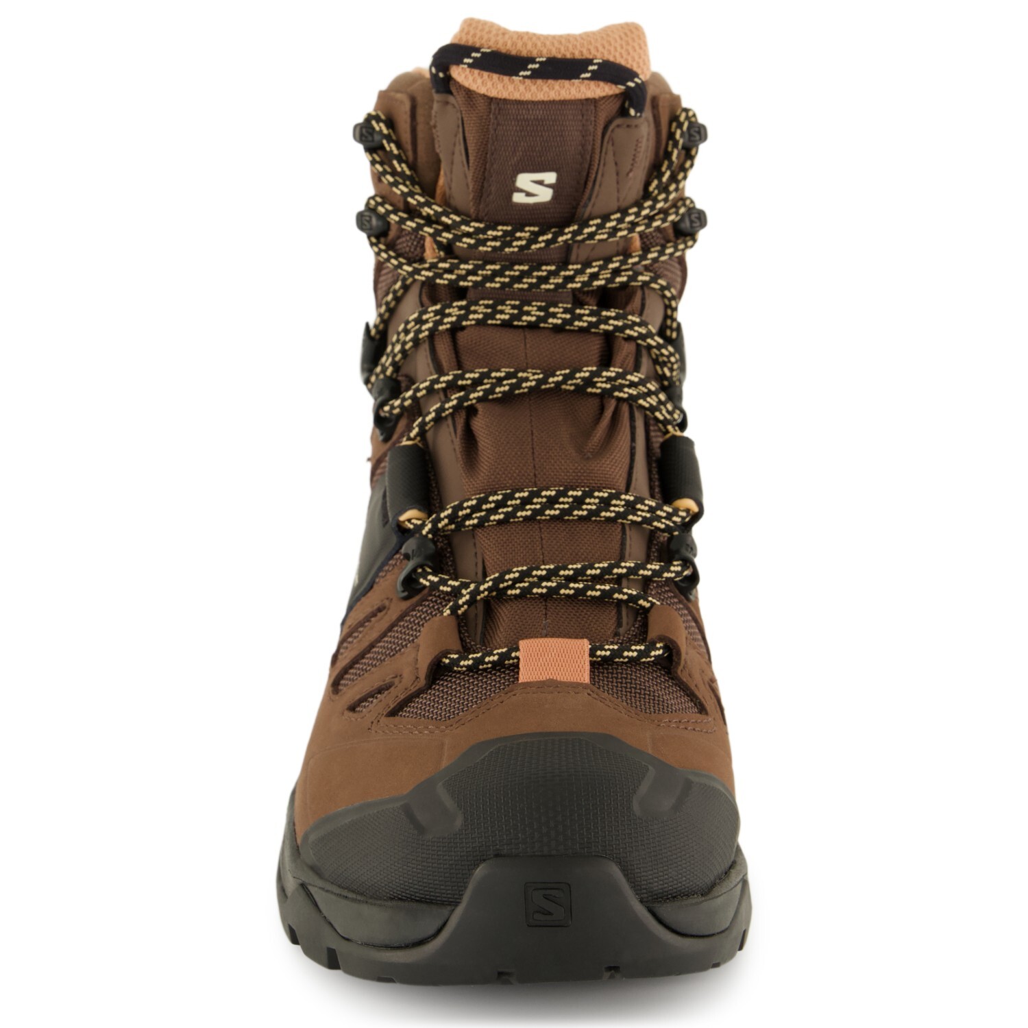 Ботинки женские Salomon Women's Quest 4 GTX для туризма, коричневый/черный — фото 3