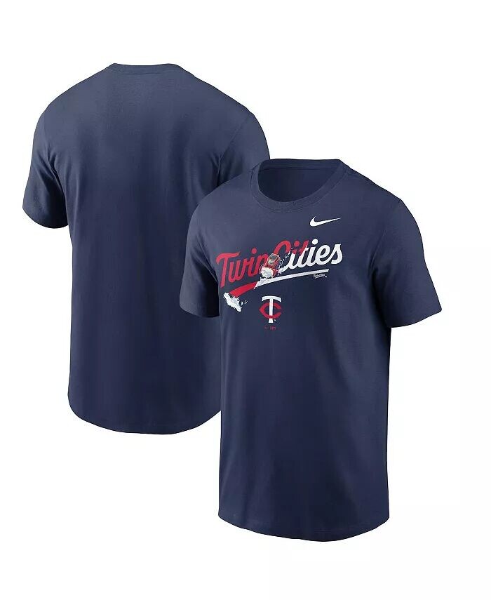 

Футболка мужская темно-синяя Minnesota Twins Twin Cities Snow Hometown Nike