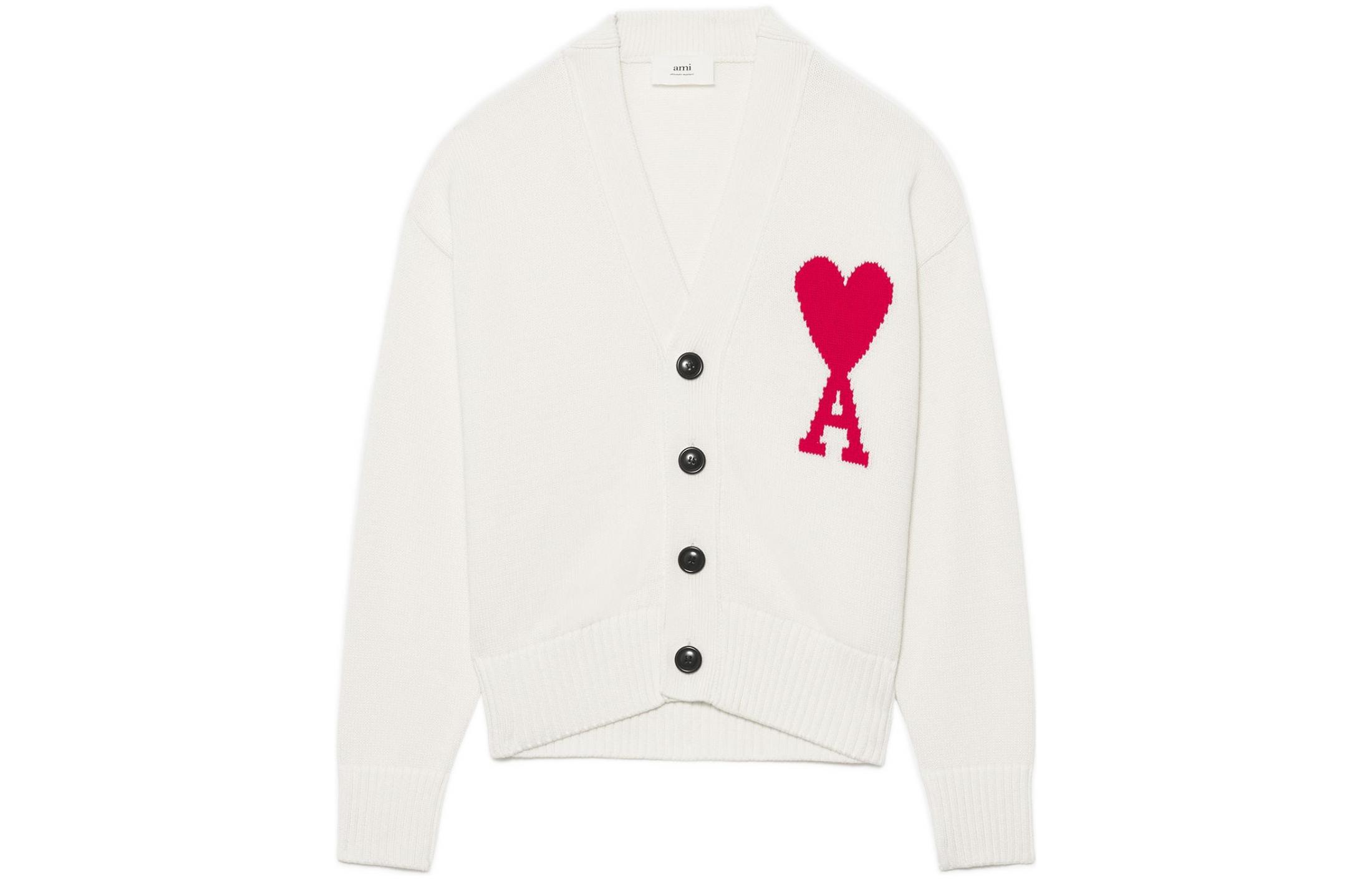 

Кардиган Ami Cardigan AMIPARIS, Светло-белый