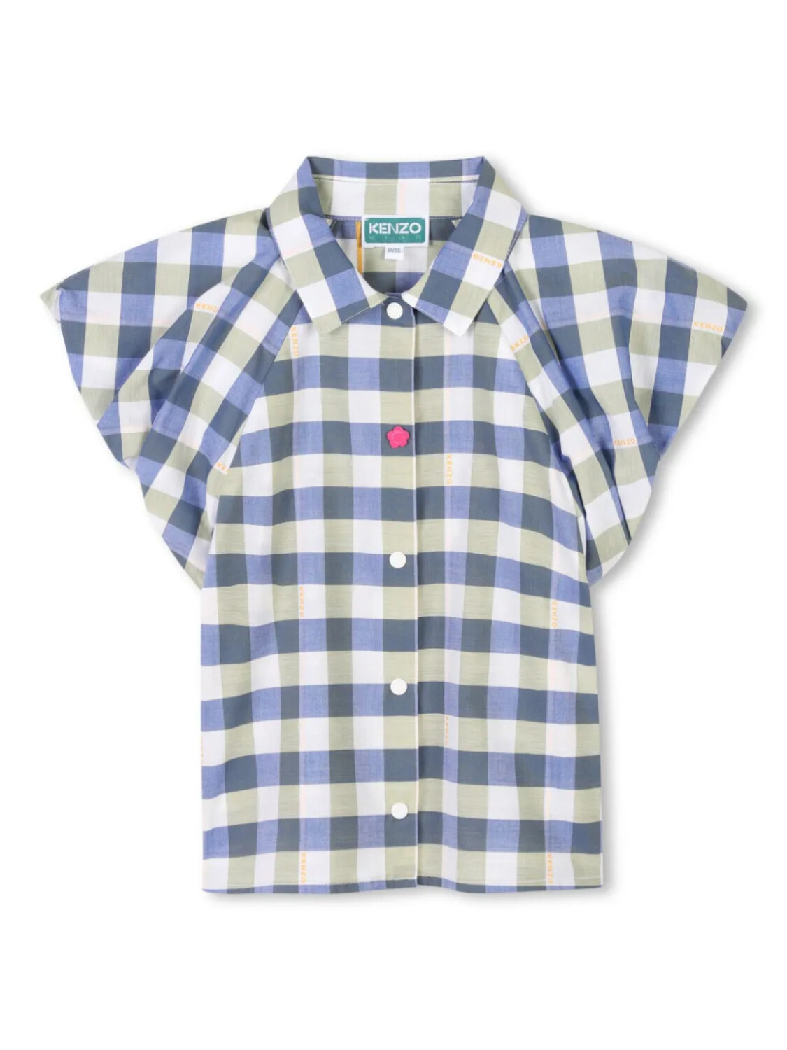 

Kenzo Kids блузка в клетку, синий