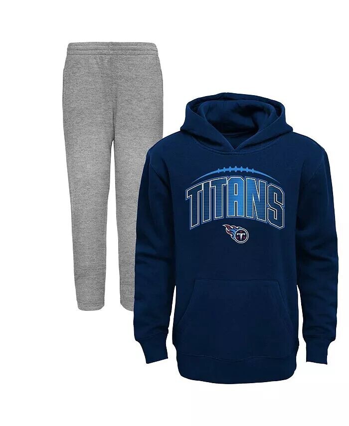 

Комплект из толстовки и штанов Tennessee Titans Double-Up для мальчиков, темно-синий, серо-лиловый Outerstuff
