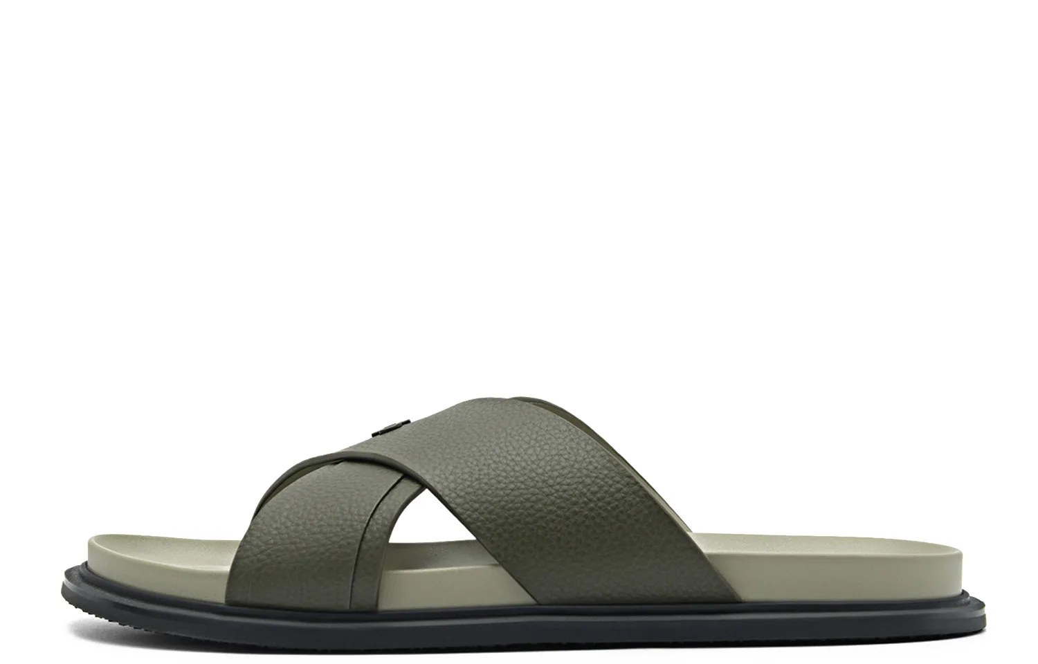 Icon Composite Sole Quiet Slide Slippers мужские PEDRO, оливковый зеленый