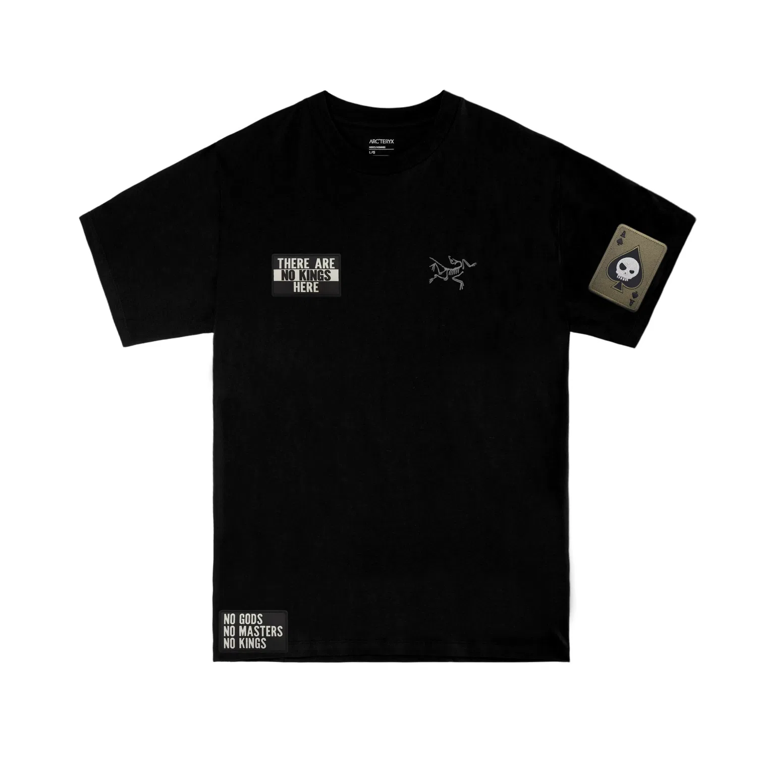 Футболка хлопковая Arcteryx KRAGG T Shirts черная