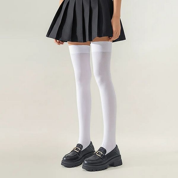 

Женские непрозрачные чулки до бедра Anna-Kaci, White