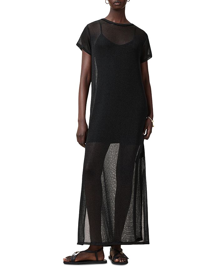 

Платье Thea Sparkle ALLSAINTS, черный