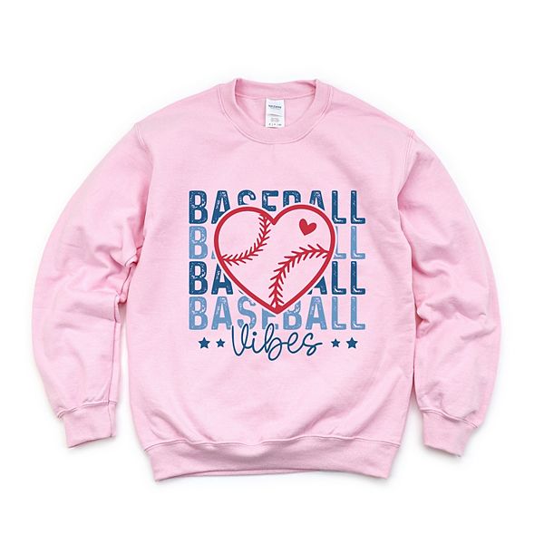

Свитшот женский с принтом Baseball heart stacked Simply Sage Market, Light Pink, Зеленый, Свитшот женский с принтом Baseball heart stacked Simply Sage Market, Light Pink