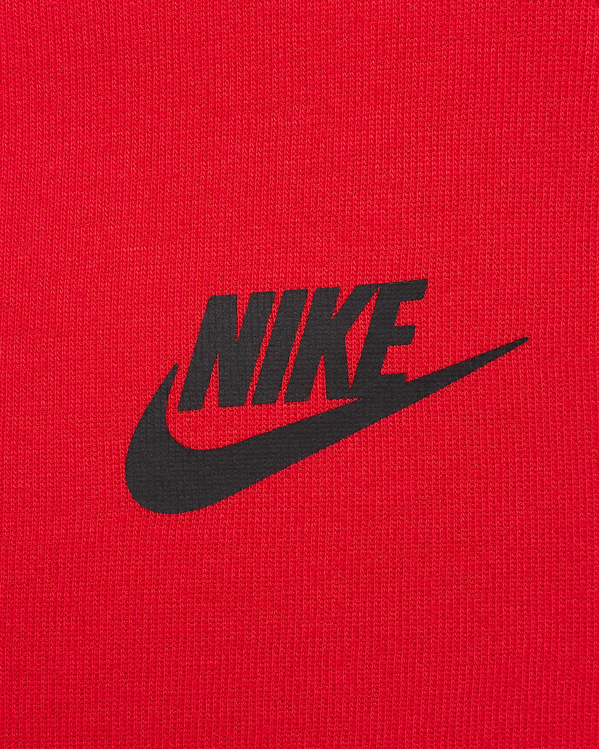 Детская худи Nike Sportswear Tech Fleece на молнии, University Red/Black/Black — фото 4