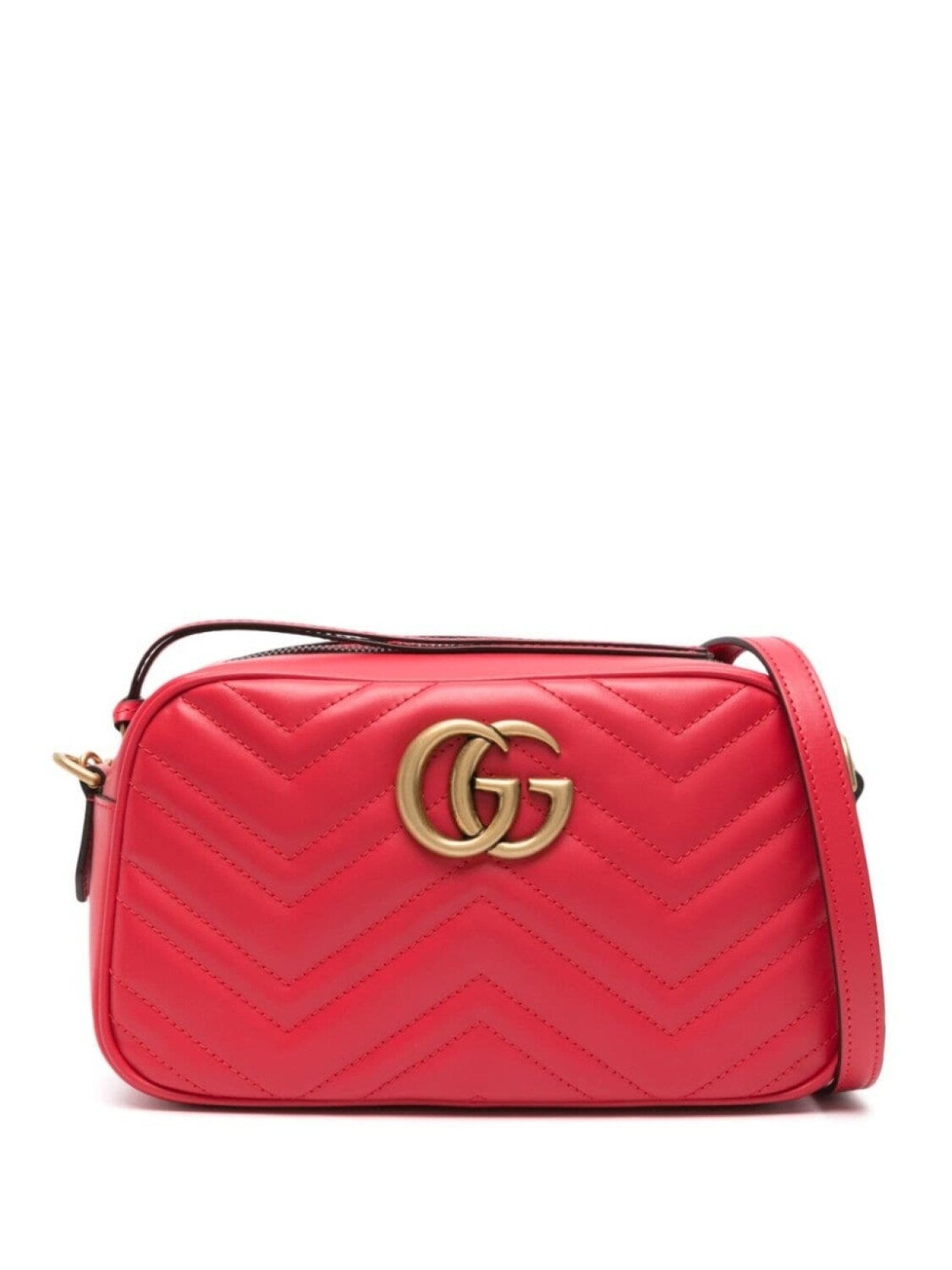 

Маленькая сумка на плечо Gucci GG Marmont Matelass, красный