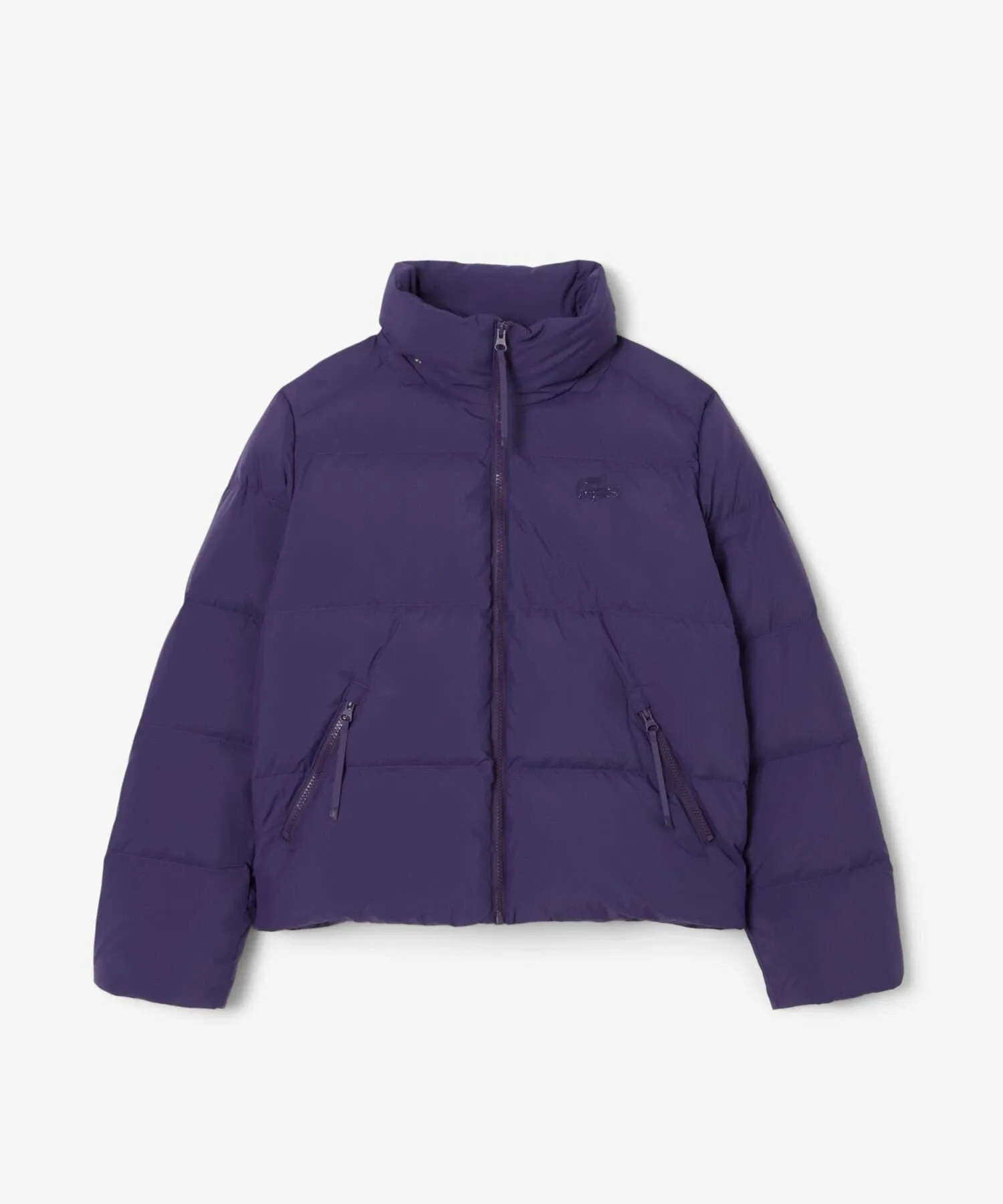 Куртка LACOSTE нейлоновая короткая с капюшоном, Dark blue — фото 2