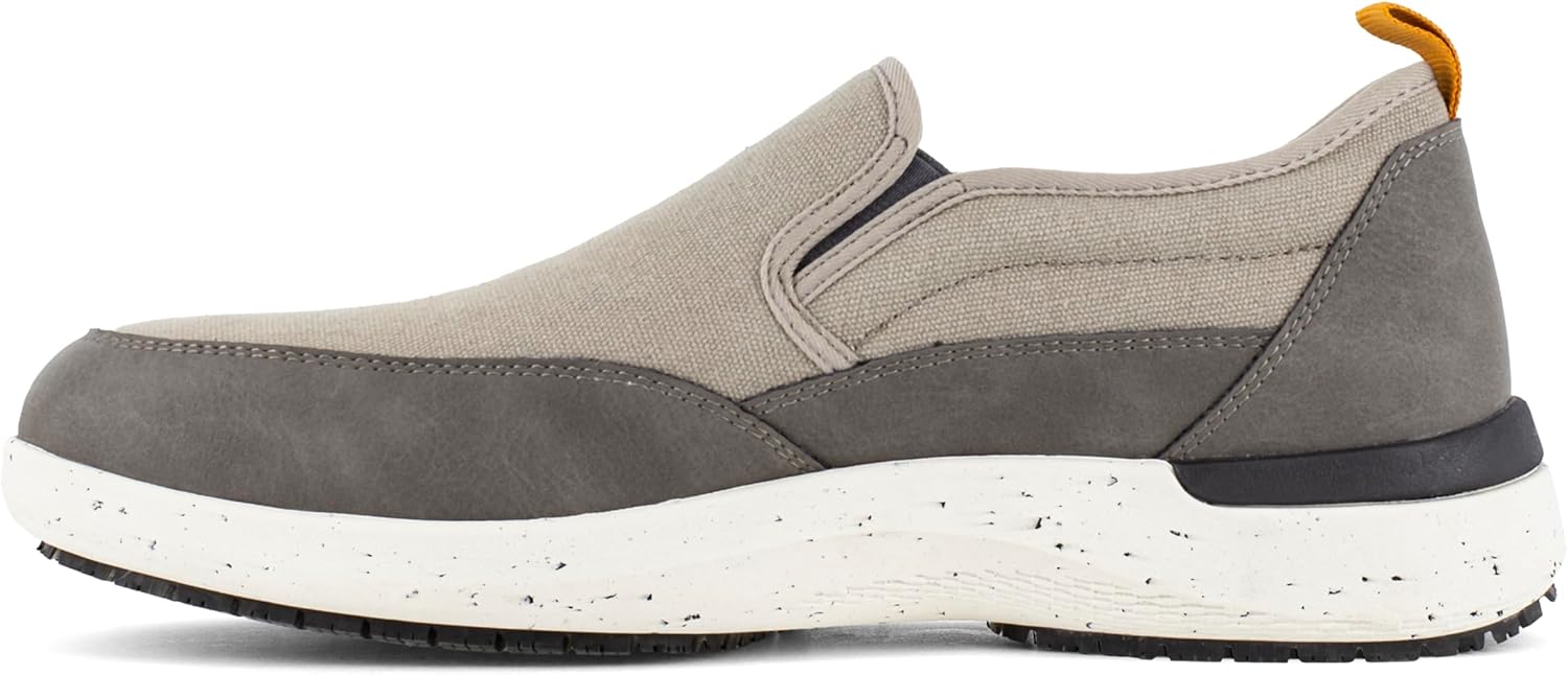 Мужские рабочие кроссовки Rockport Truflex Fly Mudguard Work Powered by MaxTrax Construction Shoe Rockport Works, бежевый — фото 2