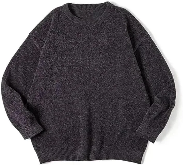 Свитер Casual Chenille с круглым вырезом, теплый и приятный к телу, базовая модель для осени и зимы