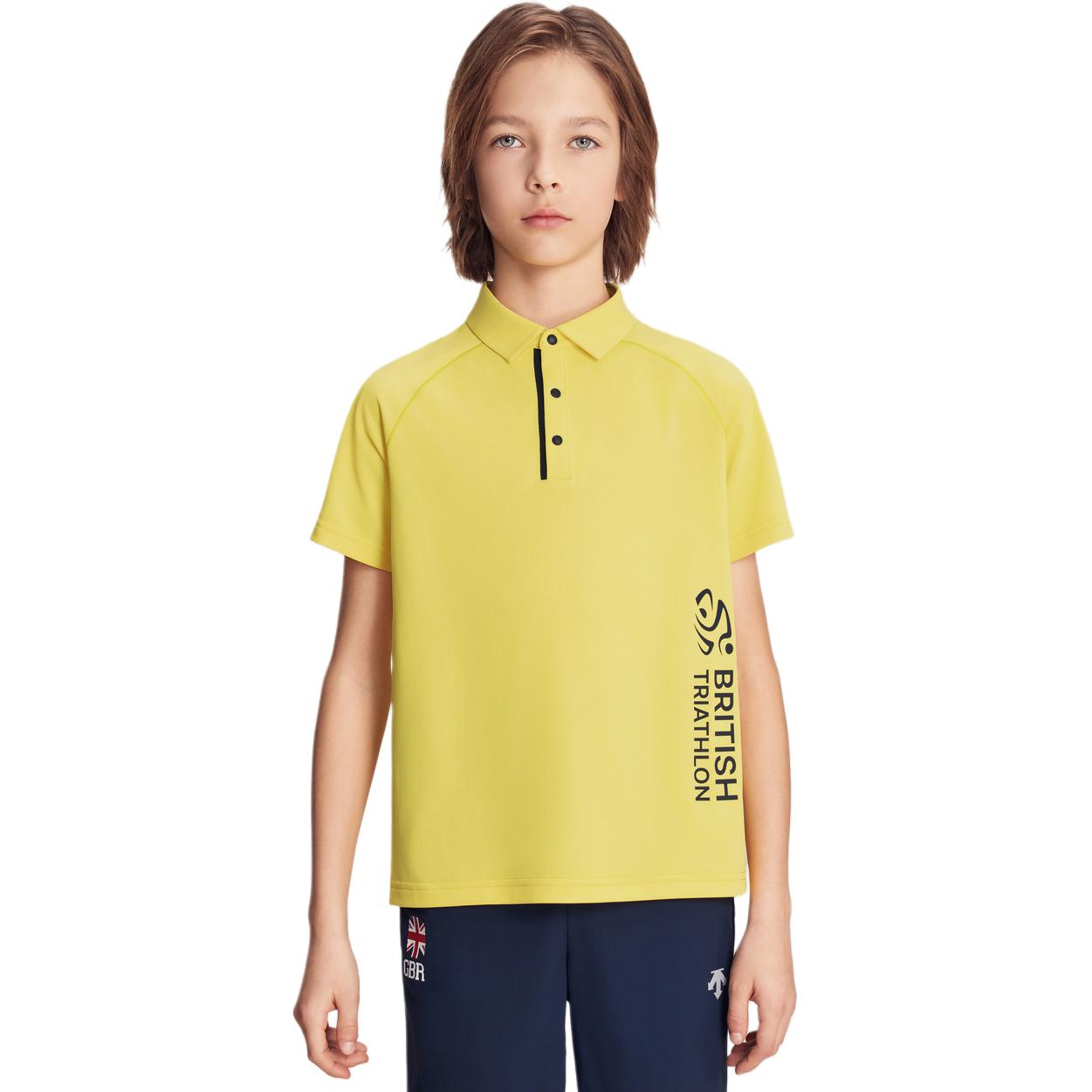Футболки из коллекции для бега для подростков Descente, ye-dandelion — фото 3