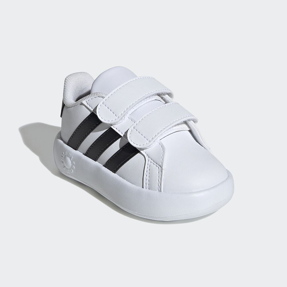 Adidas Grand Court 2.0 Обувь для малышей/малышей, цвет White Black White