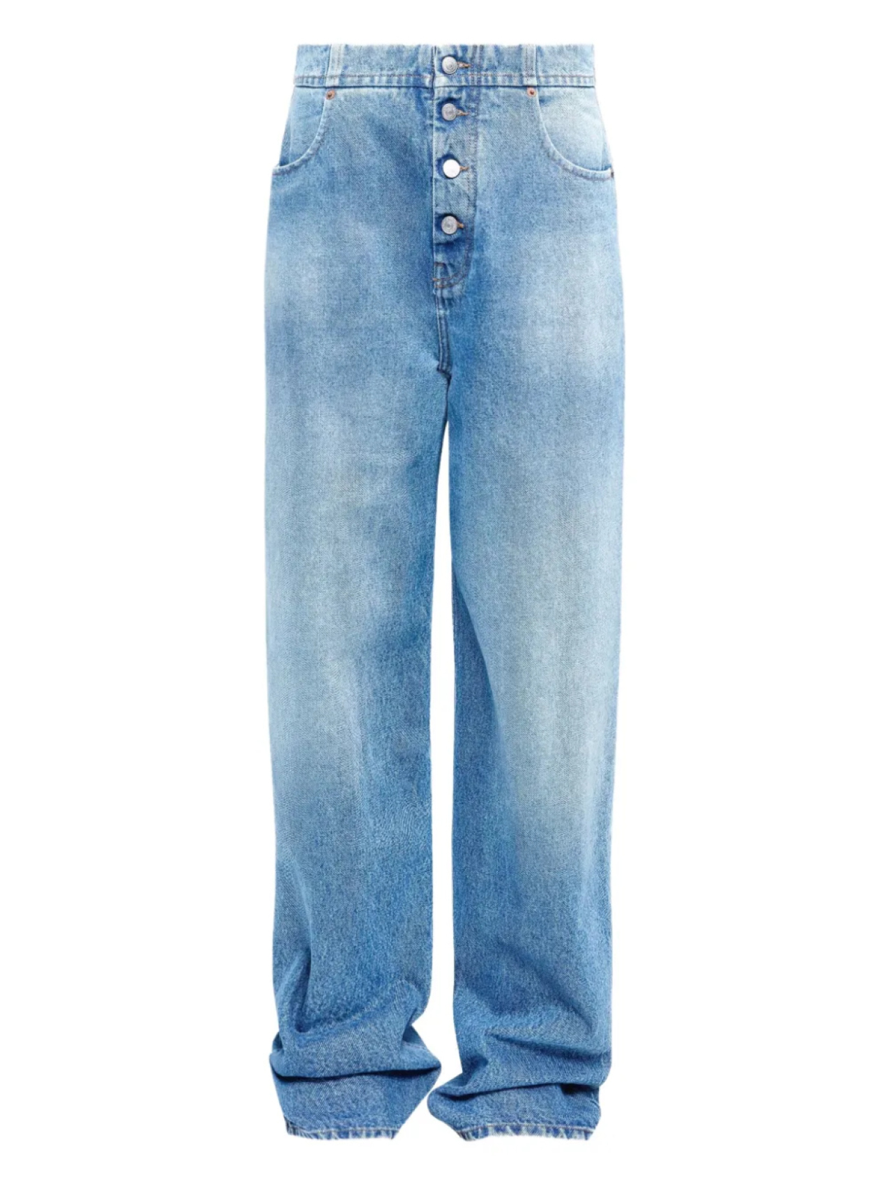 

MM6 Maison Margiela широкие джинсы, синий