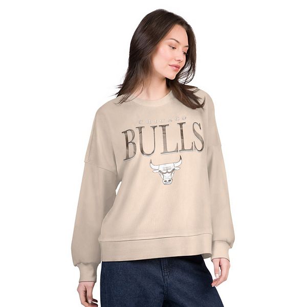 

Женский свитшот Chicago Bulls Oversized Vet II натурального цвета G-Iii 4Her By Carl Banks