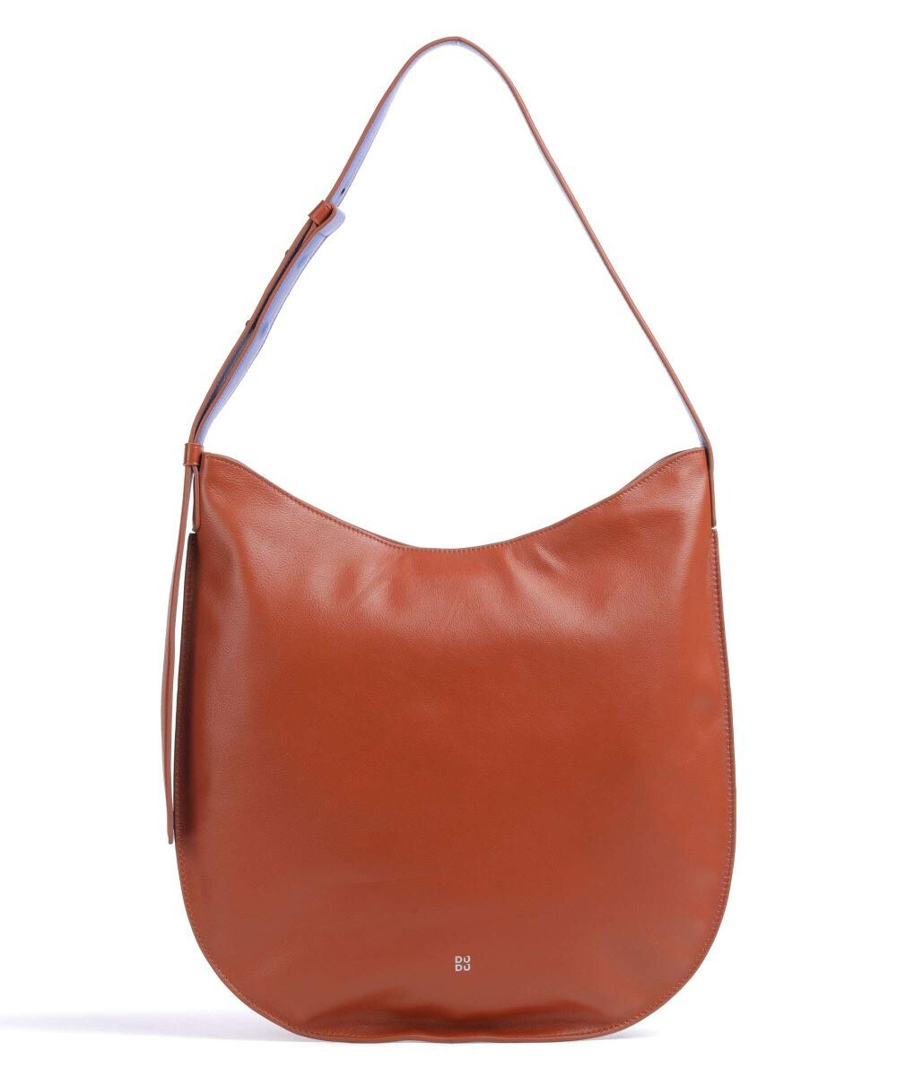 

Сумка-Ведро Sylvie из мелкозернистой кожи Dudu Bags, коричневый