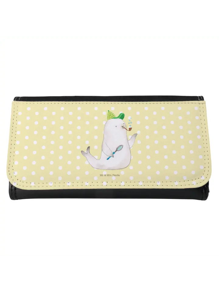 

Портмоне Mr & Mrs Panda Damen Robbe Sherlock ohne Spruch, пастельно-желтый