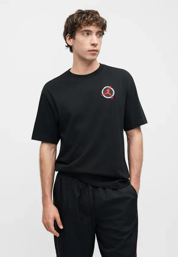 Футболка Club crew basic t-shirt Jordan, черный — фото 4