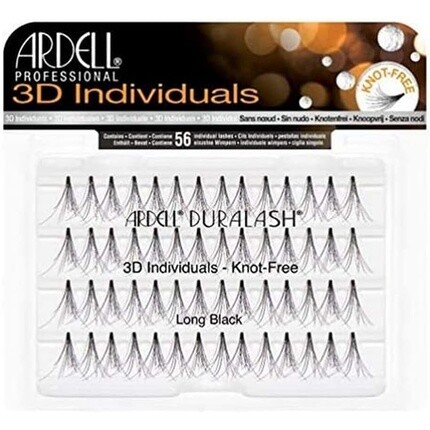 

3D индивидуальные длинные черные накладные ресницы, Ardell