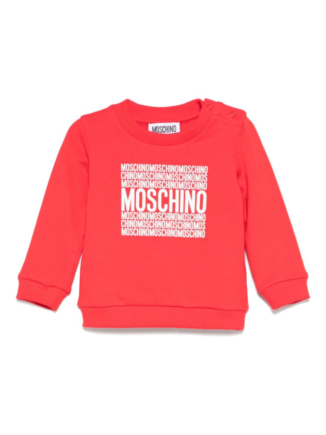 

Moschino Kids толстовка с логотипом, красный