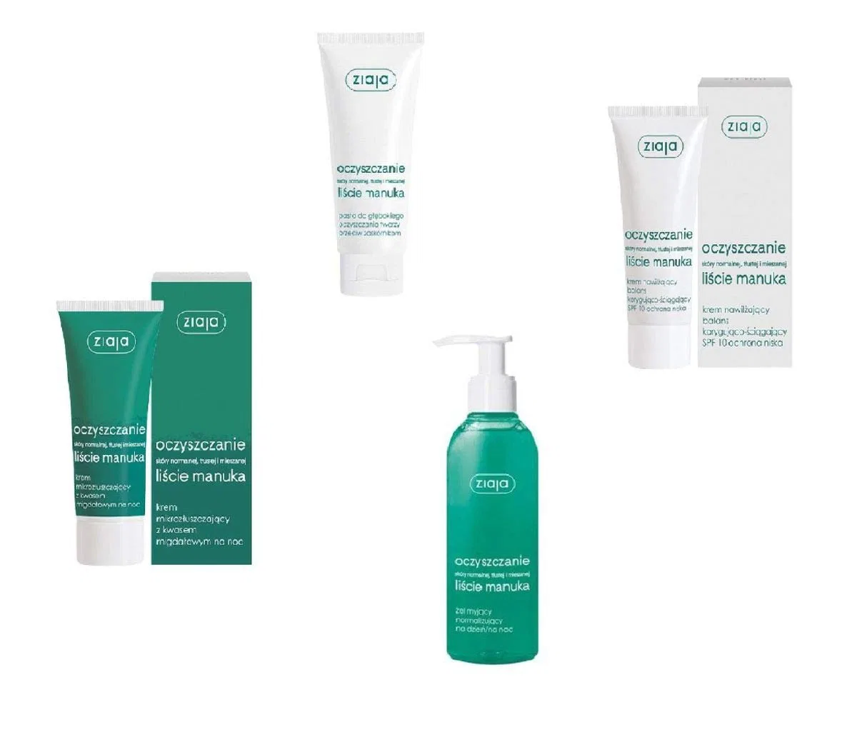 Набор для ухода за проблемной кожей «Manuka Tree» от Ziaja Ziaja, Set 4
