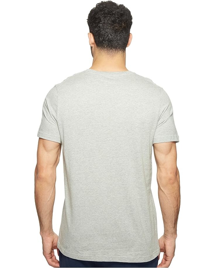 Футболка Tommy Hilfiger Short Sleeve Core Flag Crew Neck, цвет Grey Heather — фото 3
