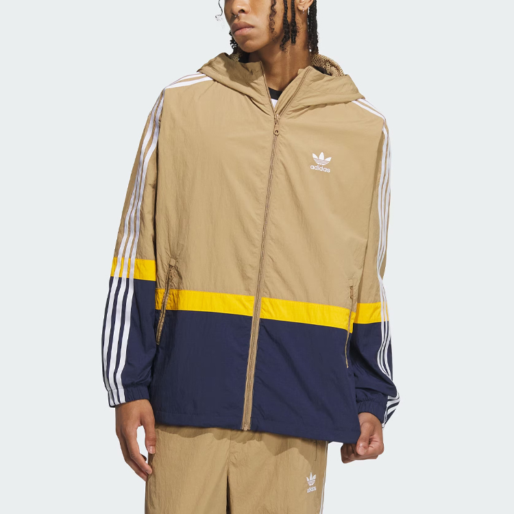 Adidas Originals Куртка мужская картонно-желтая, Yellow Cardboard — фото 4
