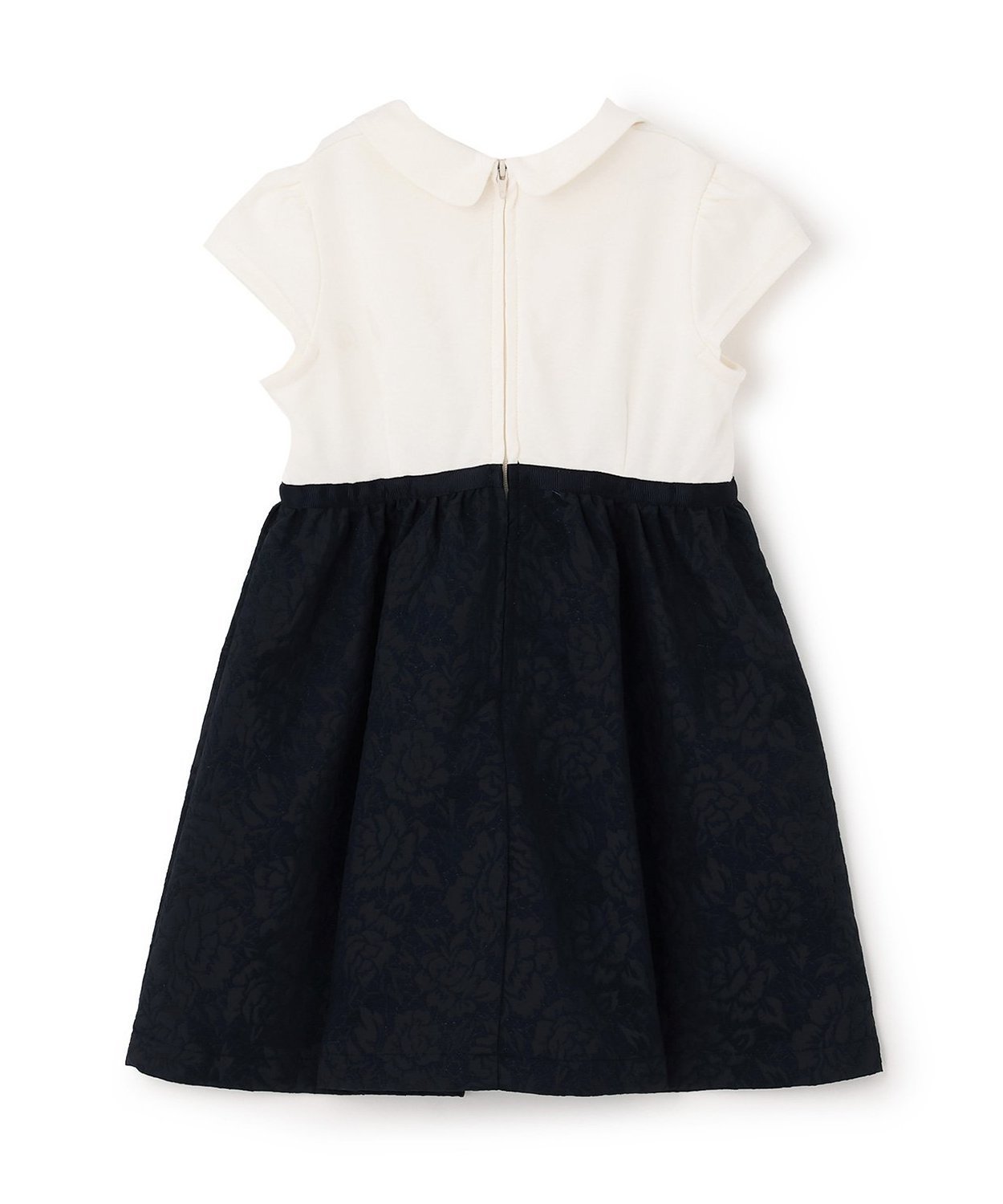 Жаккардовое платье для переодевания Petit main, Navy blue — фото 3
