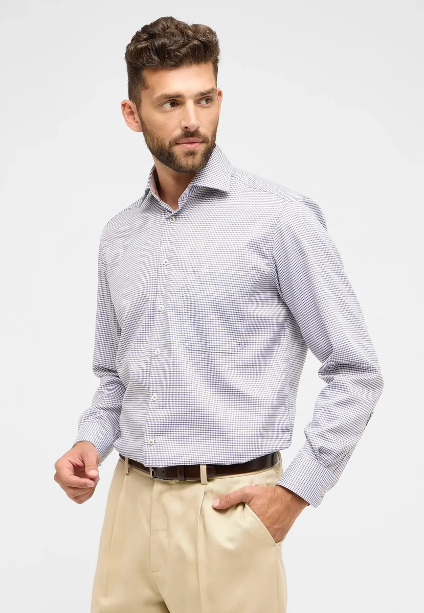 

Рубашка Eterna с длинными рукавами "COMFORT FIT", карамель