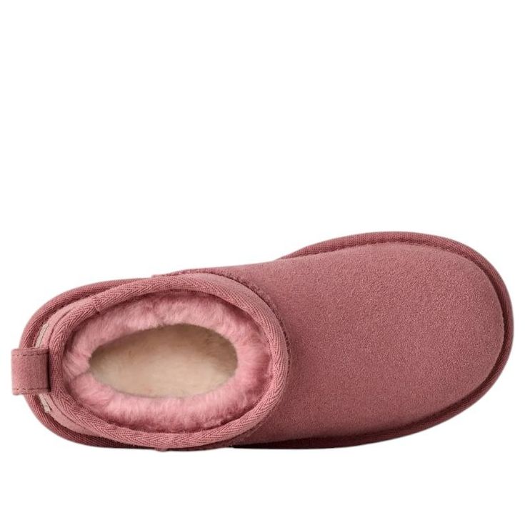 (GS) Классические ультраминиатюрные ботинки UGG на платформе 'Pink Dawn' — фото 4