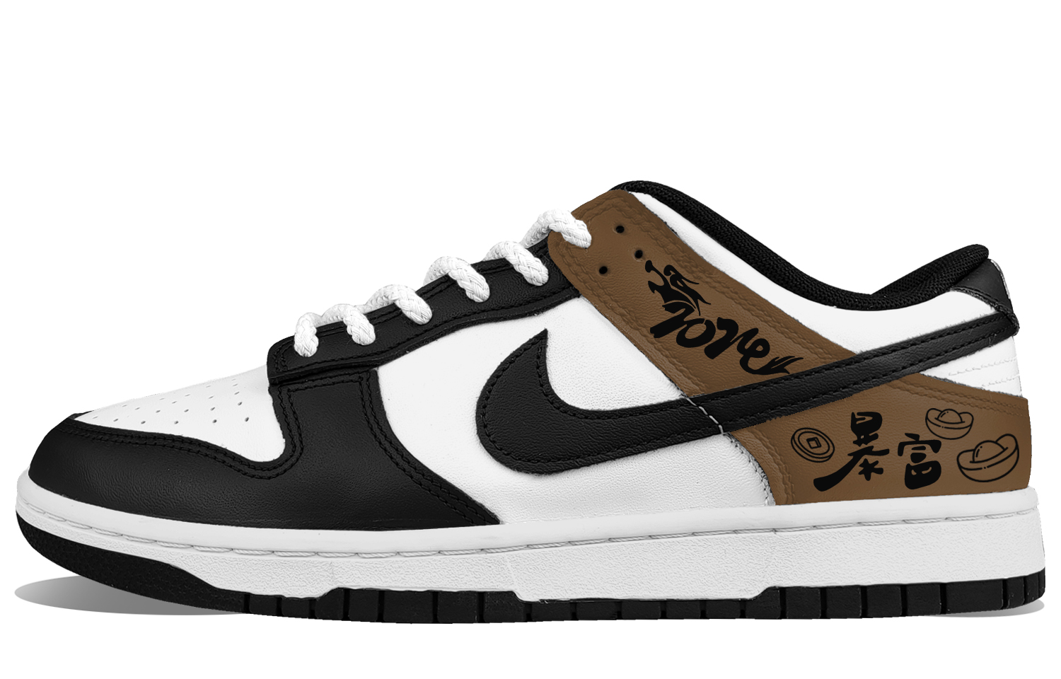 

Кроссовки Nike Dunk Skateboard Shoes Women's Low-Top Brown, Коричневый, Кроссовки Nike Dunk Skateboard Shoes Women's Low-Top Brown