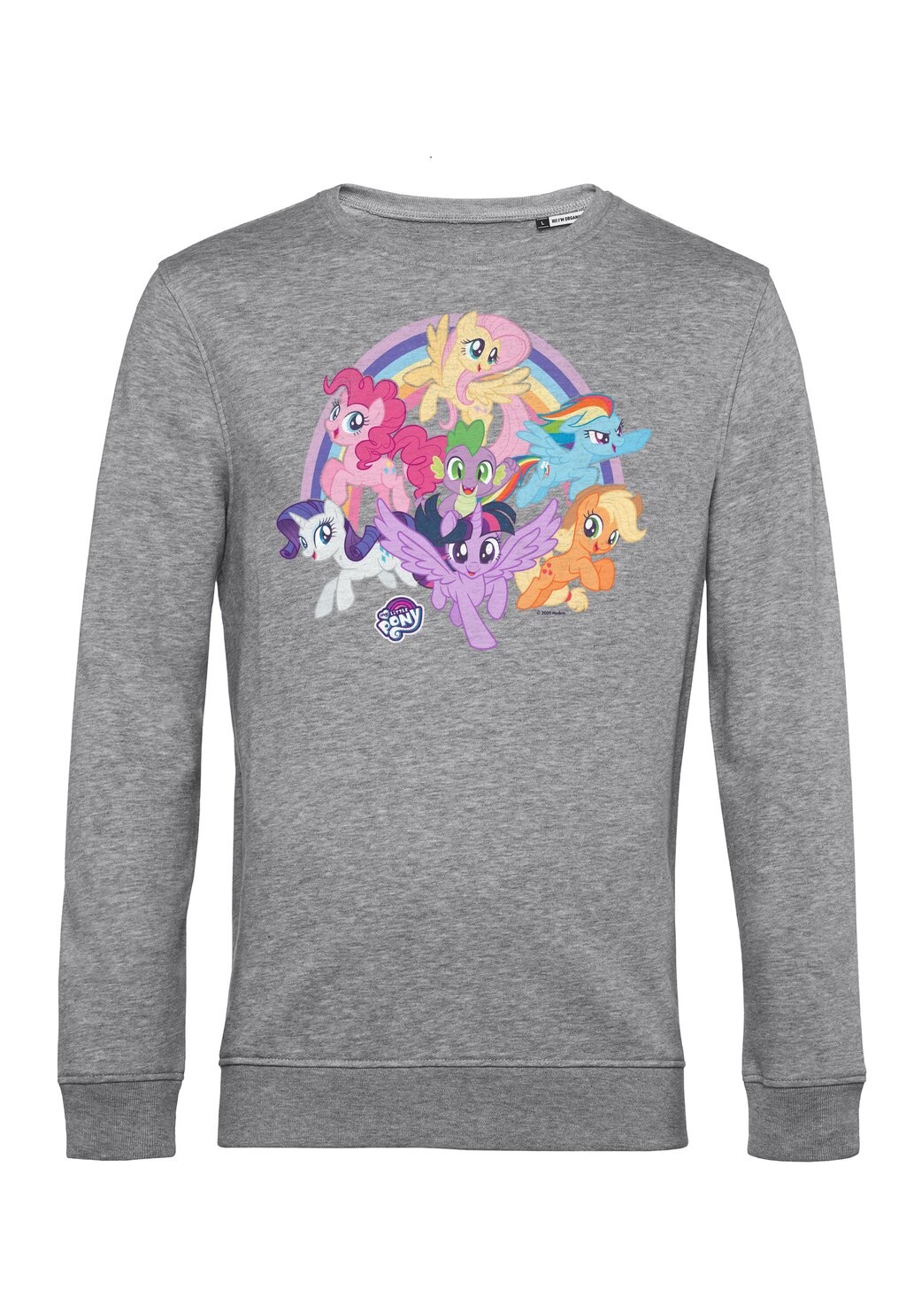 

Толстовка MY LITTLE PONY GROUP PRANCE Henry Tiger, цвет Mottled Light Grey