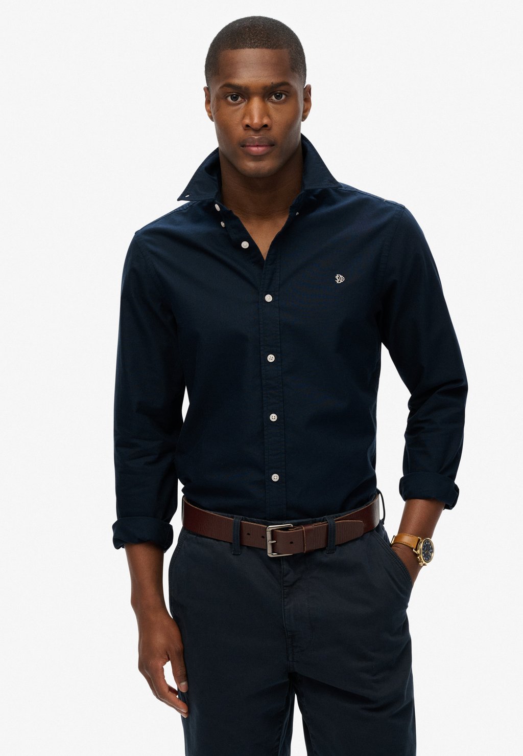 

Рубашка CLASSIC OXFORD LONG SLEEVE Superdry, синий