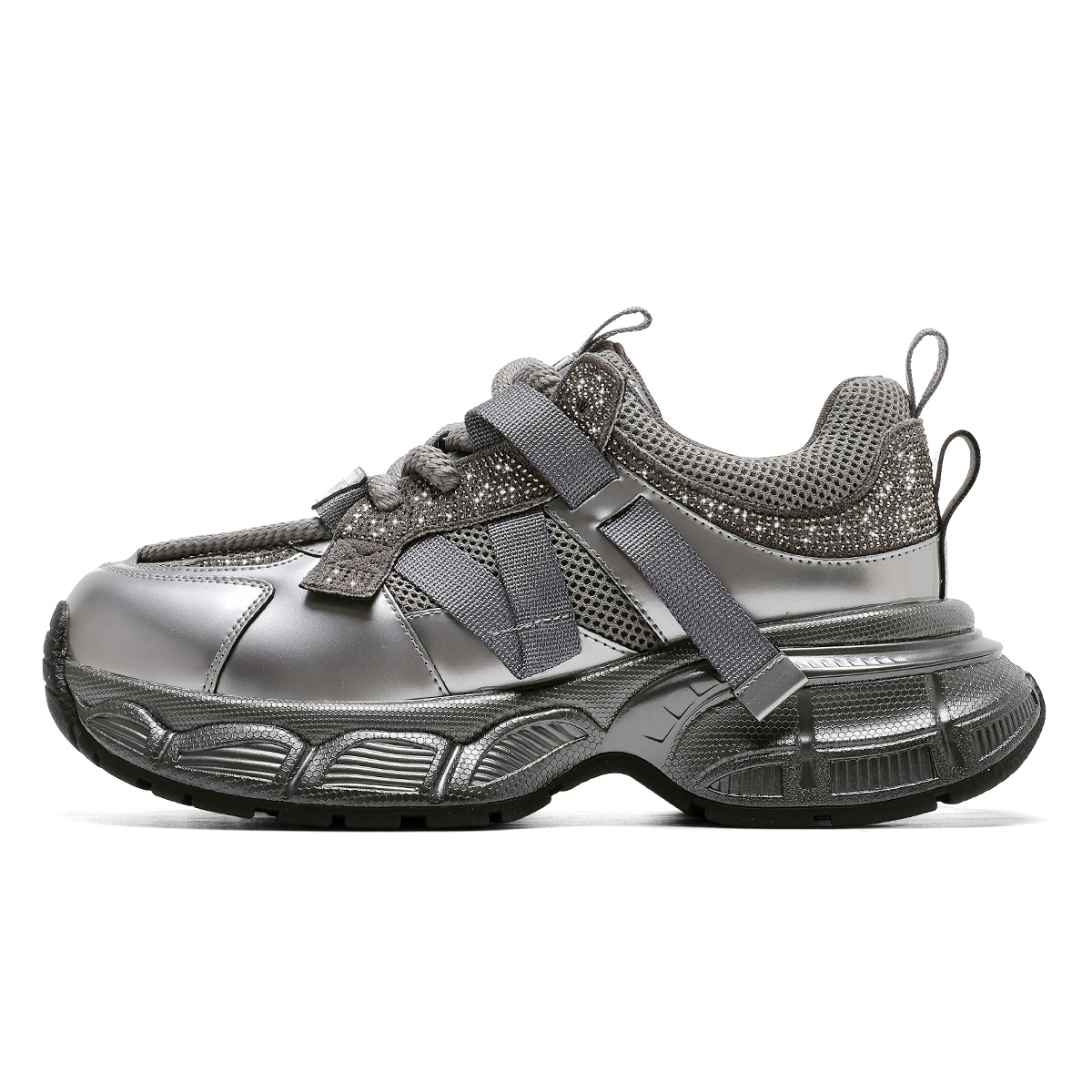 

Кроссовки C°BANNER Chunky Sneakers Women's Low-top Gunmetal, цвет Gunmetal